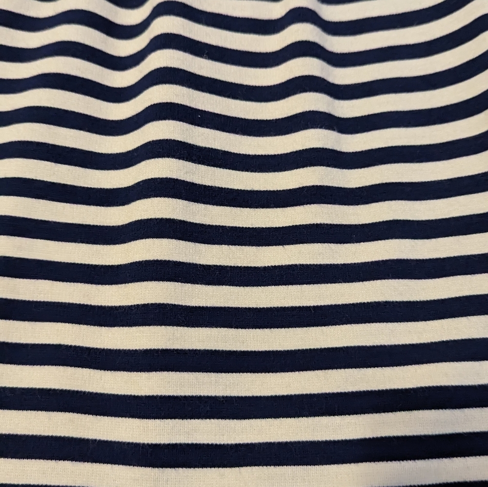 Madewell women's xs striped afternoon crew dress with pockets!! - Picture 4 of 11